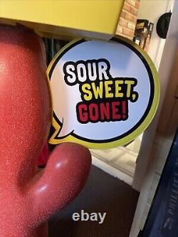 46 SOUR PATCH KIDS Plastic Candy Tray Large Retail Store Display On Wheels Rare