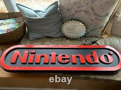 4ft Nintendo Logo With Seal Store Display Sign