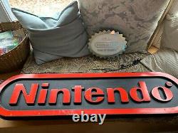 4ft Nintendo Logo With Seal Store Display Sign