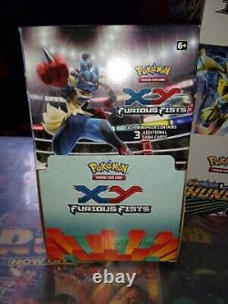 6 Pokémon Dollar Tree Boxes (EMPTY) Team Up Ancient Origins Furious Fist XY Sun