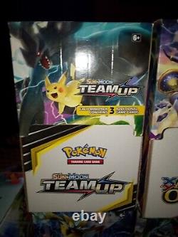 6 Pokémon Dollar Tree Boxes (EMPTY) Team Up Ancient Origins Furious Fist XY Sun