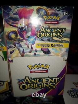 6 Pokémon Dollar Tree Boxes (EMPTY) Team Up Ancient Origins Furious Fist XY Sun