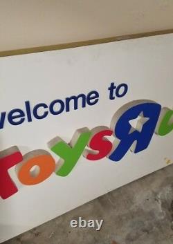 6 feet wide by 3 feet tall TOYS R US STORE DISPLAY