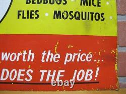707 MURDERS ROACHES ANTS BEDBUGS MICE FLIES MOQUITOS Store Display Tin Sign