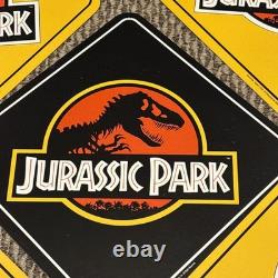 7x Vtg 1993 Jurassic Park Movie Hanging Display Signs Blockbuster Video RARE Set