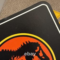 7x Vtg 1993 Jurassic Park Movie Hanging Display Signs Blockbuster Video RARE Set