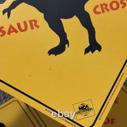 7x Vtg 1993 Jurassic Park Movie Hanging Display Signs Blockbuster Video RARE Set