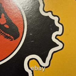 7x Vtg 1993 Jurassic Park Movie Hanging Display Signs Blockbuster Video RARE Set