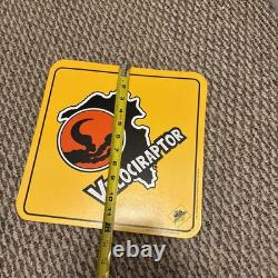 7x Vtg 1993 Jurassic Park Movie Hanging Display Signs Blockbuster Video RARE Set