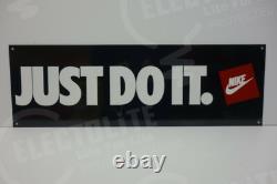 90s Nike Signage Just Do It 23 X 7.5 STEEL ENAMEL Store Display SIGN
