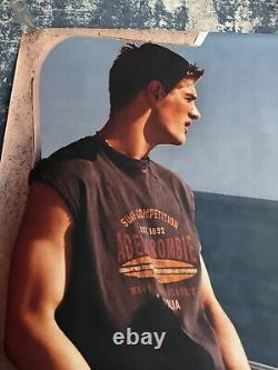 ABERCROMBIE & FITCH Vintage 80's 90's Original Store Poster Display 67x75
