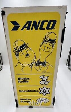 ANCO Laurel & Hardy Hose Tubing Wiper Blades Dealer Display sign metal cardboard