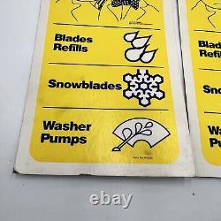 ANCO Laurel & Hardy Hose Tubing Wiper Blades Dealer Display sign metal cardboard