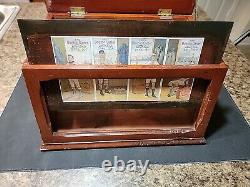 ANTIQUE BOSTON GARTER H804 STORE DISPLAY BOX? Repro Cards Display On Front