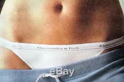 Abercrombie & Fitch Store Display Poster Female RARE Canvas