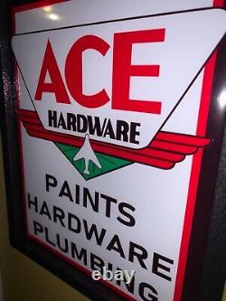 Ace Hardware Store Garage Handyman CarpenterLighted Advertising Sign