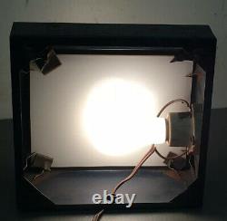 Agfa Cameras Lighted Film Display Advertising Counter Sign Viewer Works