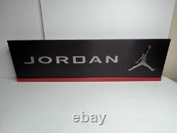 Air Jordan Metal Shoe Sneaker Store Sign Display Michael Jordan Jumpman 36x10