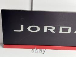 Air Jordan Metal Shoe Sneaker Store Sign Display Michael Jordan Jumpman 36x10