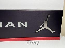 Air Jordan Metal Shoe Sneaker Store Sign Display Michael Jordan Jumpman 36x10
