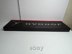 Air Jordan Metal Shoe Sneaker Store Sign Display Michael Jordan Jumpman 36x10