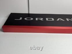 Air Jordan Metal Shoe Sneaker Store Sign Display Michael Jordan Jumpman 36x10