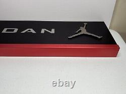 Air Jordan Metal Shoe Sneaker Store Sign Display Michael Jordan Jumpman 36x10