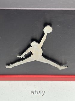 Air Jordan Metal Shoe Sneaker Store Sign Display Michael Jordan Jumpman 36x10