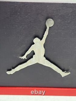 Air Jordan Metal Shoe Sneaker Store Sign Display Michael Jordan Jumpman RARE