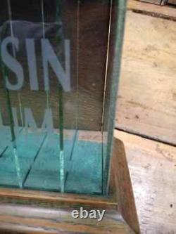 Antique 100 Year Old Coca Cola Gum Display Case General Store Advertising Sign