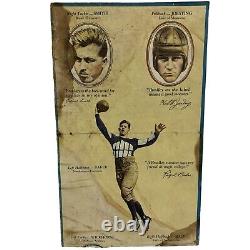Antique 1920s Bradley Sweaters Football Uniforms Sports Store Display Sign