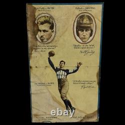 Antique 1920s Bradley Sweaters Football Uniforms Sports Store Display Sign