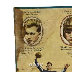 Antique 1920s Bradley Sweaters Football Uniforms Sports Store Display Sign