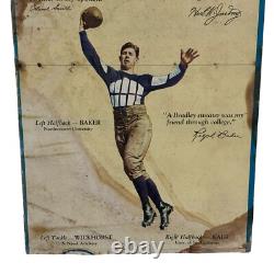 Antique 1920s Bradley Sweaters Football Uniforms Sports Store Display Sign