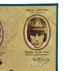 Antique 1920s Bradley Sweaters Football Uniforms Sports Store Display Sign