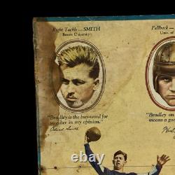 Antique 1920s Bradley Sweaters Football Uniforms Sports Store Display Sign