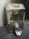 Antique 1930s Coffee Bean Dispenser General Store Metal Bin Counter Display Sign