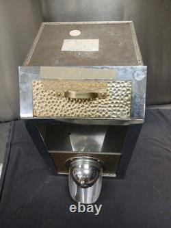 Antique 1930s Coffee Bean Dispenser General Store Metal Bin Counter Display Sign