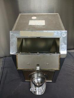 Antique 1930s Coffee Bean Dispenser General Store Metal Bin Counter Display Sign