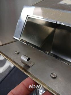 Antique 1930s Coffee Bean Dispenser General Store Metal Bin Counter Display Sign