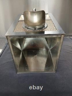 Antique 1930s Coffee Bean Dispenser General Store Metal Bin Counter Display Sign