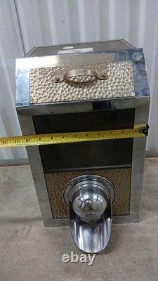 Antique 1930s Coffee Bean Dispenser General Store Metal Bin Counter Display Sign
