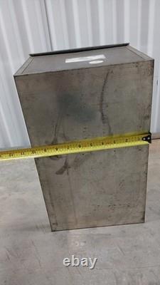 Antique 1930s Coffee Bean Dispenser General Store Metal Bin Counter Display Sign