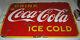 Antique 1946 Coca Cola Soda Porcelain Bottle Advertising Store Display Art Sign