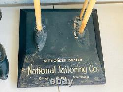 Antique 31 National Tailoring Co 20s Rubber Store Advertising Display tuxedo