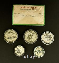 Antique Advertising Display Sign Mentholatum 1920's-30's