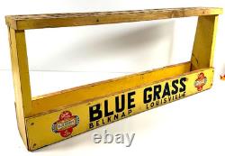 Antique Blue Grass Hardware Wooden Store Display Sign Belknap Louisville KY