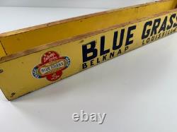 Antique Blue Grass Hardware Wooden Store Display Sign Belknap Louisville KY