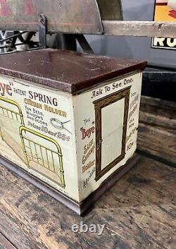 Antique Early Graphic The BOYE Spring General Counter Top Display. Advertising