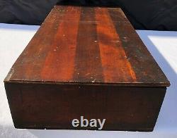 Antique Ferry-Morse Store Seed Display Box with Metal Holder